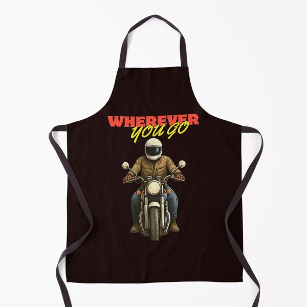Item preview, Wherever You Go Vintage Motorcycle Rider Retro Biker designed and sold by Supergrafix07.
