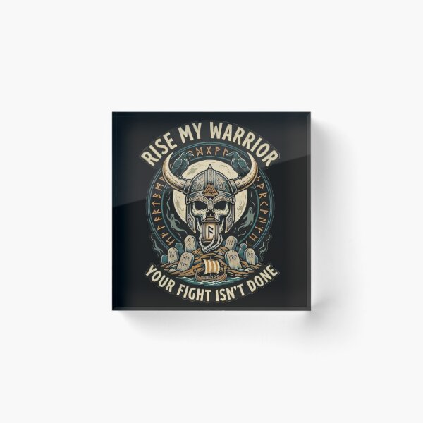 Item preview, Mythborn Saga: Rise My Warrior Viking Skull Runes designed and sold by Mythborn Saga.