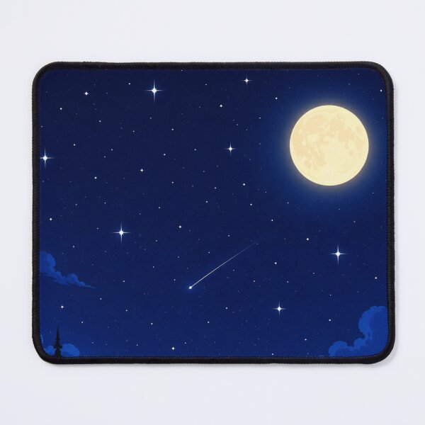 Item preview, Dreamy Moonlit Forest Night Sky designed and sold by POD Art Studio.