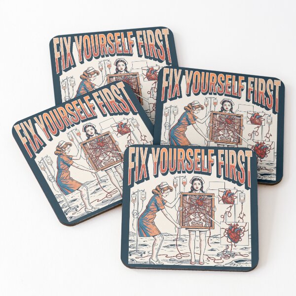 Item preview, Fix Yourself First Comic Vintage Style designed and sold by Kitkin.