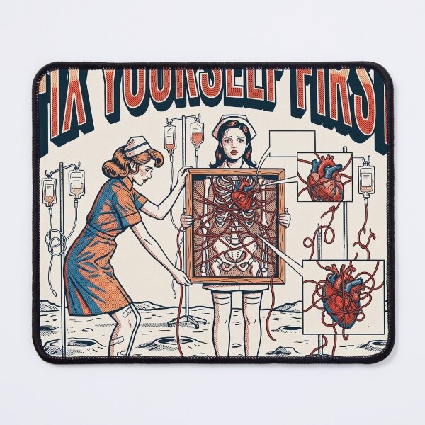 Item preview, Fix Yourself First Comic Vintage Style designed and sold by Kitkin.