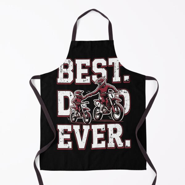 Item preview, Best Dad Ever Motocross Dirt Bike Father Son Riding Vintage Design designed and sold by justinhmorton.