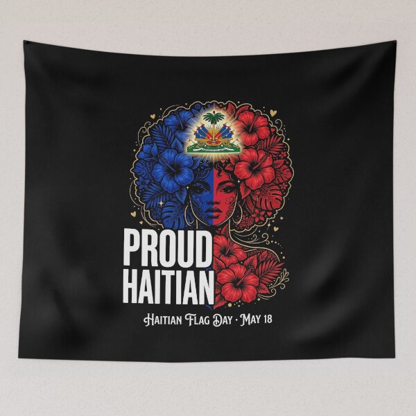 Item preview, Proud Haitian Haitian Flag Day May 18 Haitian Heritage Pride designed and sold by SofenArt.
