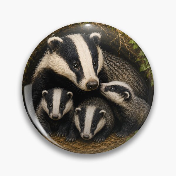 Item preview, Wildlife Badger designed and sold by MarkColeImaging.
