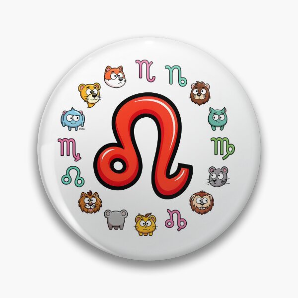 Item preview, Cute Kawaii Leo Zodiac Astrological Symbol designed and sold by Zodiac Celestial Art.