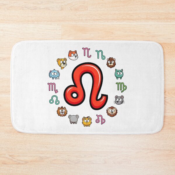 Item preview, Cute Kawaii Leo Zodiac Astrological Symbol designed and sold by Zodiac Celestial Art.
