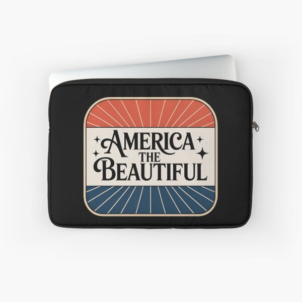 Item preview, America the Beautiful Retro Shield Patriotic designed and sold by OldGloryForge.