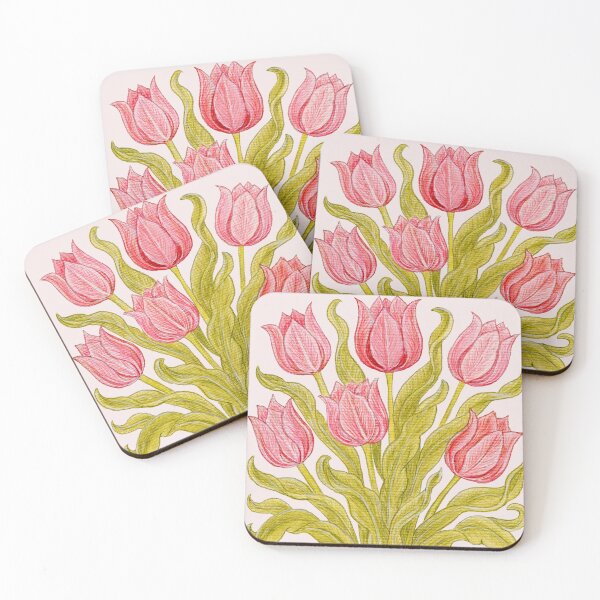 Item preview, Reverie Tulip Crest - Blush Parchment  designed and sold by Piret Victoria Ribas.