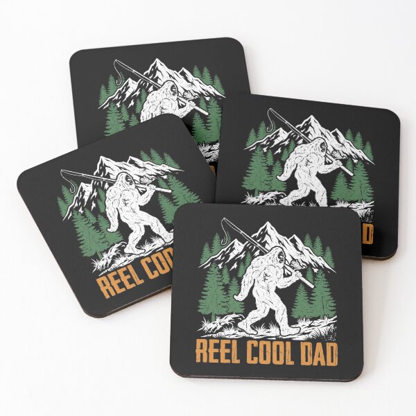 Item preview, Reel Cool Dad Bigfoot Fishing Father Angler Outdoors designed and sold by SofenArt.
