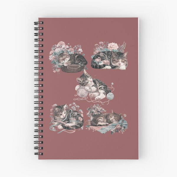 Item preview, Cats sleeping in flowers  designed and sold by Palmtree94.