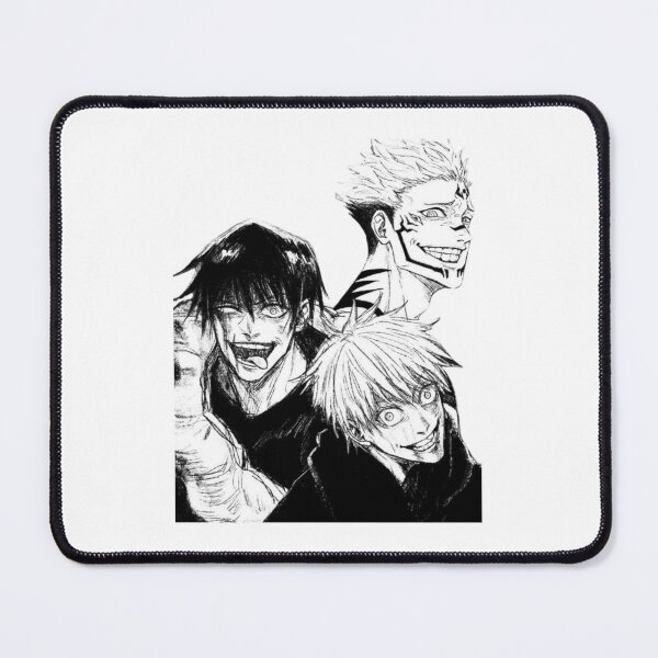Item preview, King of Curses Unleashing Hysterical Laugh Surrounded by Crazy Sorcerers Collage designed and sold by JohnnyFive8.