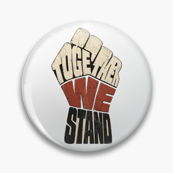 Item preview, Together We Stand Typographic Fist Design designed and sold by i7ssane.