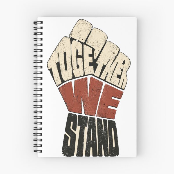 Item preview, Together We Stand Typographic Fist Design designed and sold by i7ssane.