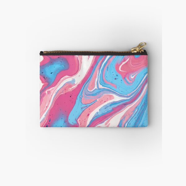Item preview, Transgender Pride Flag Abstract Fluid Art Pattern designed and sold by Cannaxes Studio.