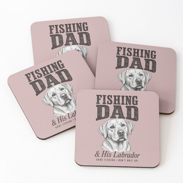 Item preview, Labrador Fishing Dad Gone Fishing Gift designed and sold by MeatyTees.