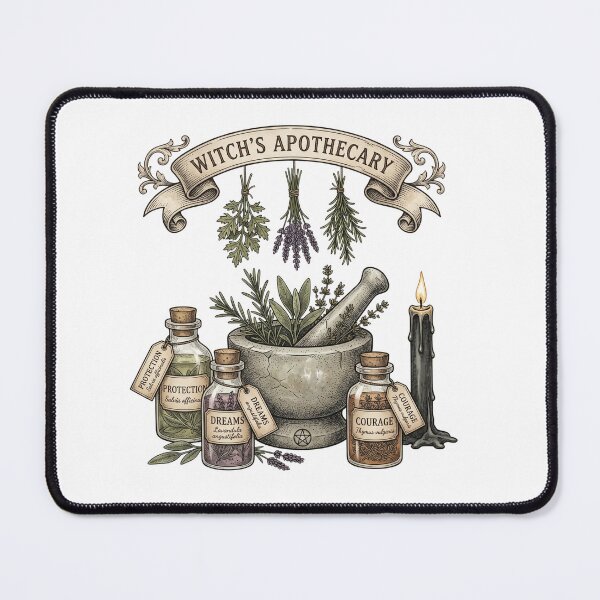 Item preview, Witchs Apothecary Vintage Herb Mortar Pestle Kitchen Witch Witchcore Tee designed and sold by afarkar.
