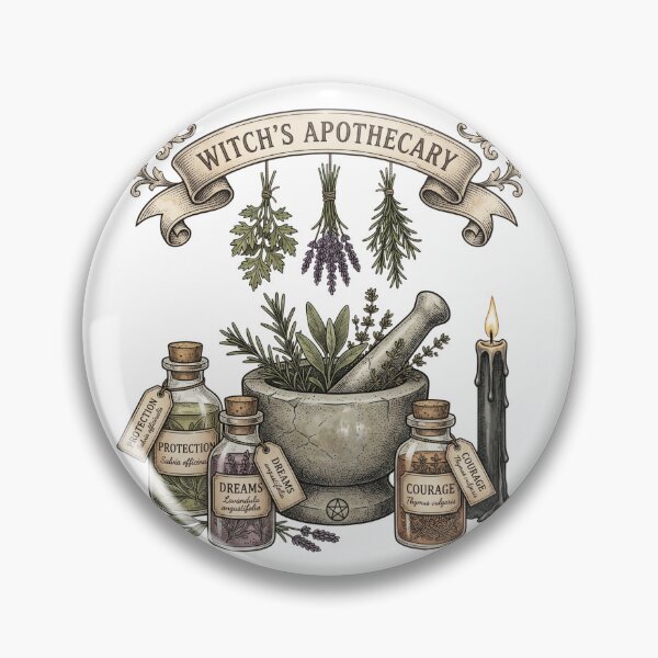 Item preview, Witchs Apothecary Vintage Herb Mortar Pestle Kitchen Witch Witchcore Tee designed and sold by afarkar.