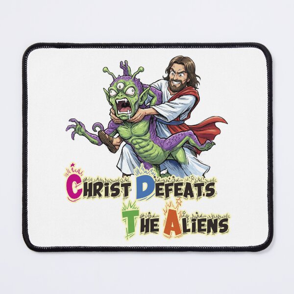 Item preview, Christ defeats the aliens designed and sold by LOVEARTDESIGN.