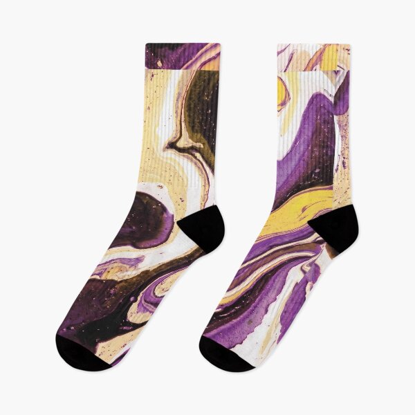 Item preview, Non-Binary Pride Flag Abstract Fluid Art Pattern designed and sold by Cannaxes Studio.