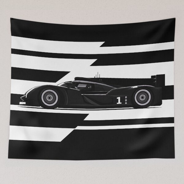Item preview, 2011 Black R18 TDI LMP Race Car designed and sold by PitWallArt.