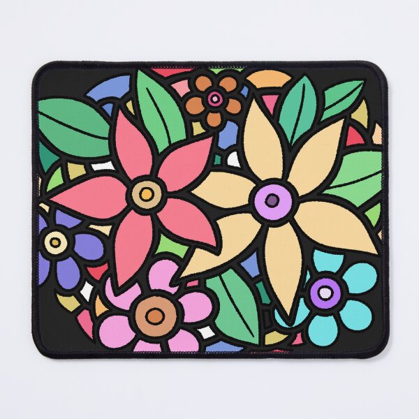 Item preview, Colorful Hand Drawn Floral Bouquet Art designed and sold by ubborn.
