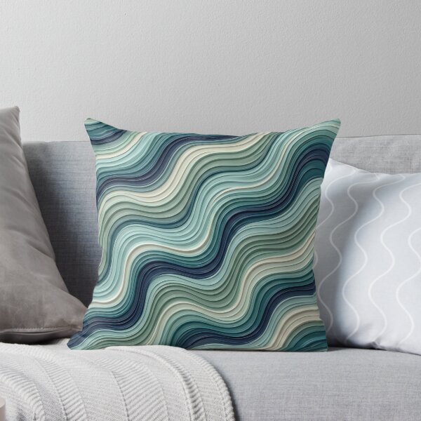 Item preview, Liquid Lines | Modern Ripple Pattern designed and sold by MoonwoodStudio.