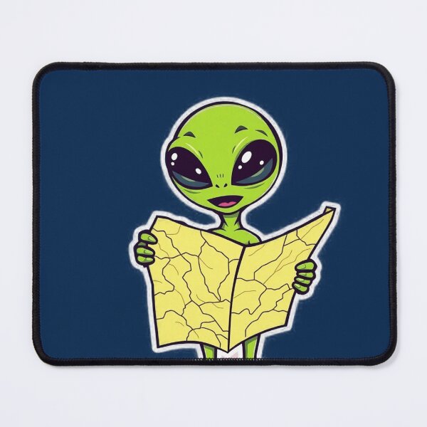 Item preview, Alien Lost in Car Sticker - Roadside Humor designed and sold by Tama-sirth.