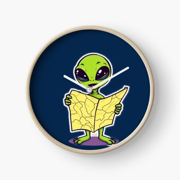 Item preview, Alien Lost in Car Sticker - Roadside Humor designed and sold by Tama-sirth.