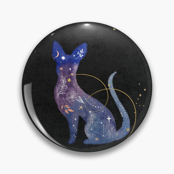 Item preview, Celestial Mystic Cat - Watercolor Sphynx Galaxy Aesthetic designed and sold by samahl_l.