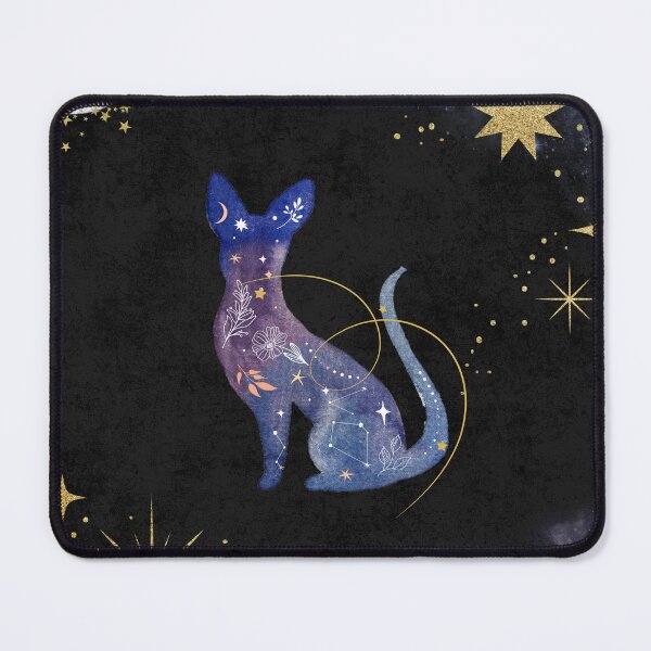 Item preview, Celestial Mystic Cat - Watercolor Sphynx Galaxy Aesthetic designed and sold by samahl_l.