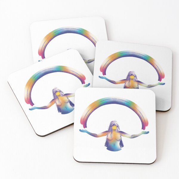 Item preview, Dreamy Cosmic Rainbow – Spiritual Feminine Art designed and sold by SunnyBunnyWorks.