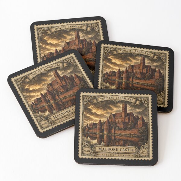 Item preview, Malbork Castle — Poland Travel Print — Vintage Landmark Art — Gift for History Lover designed and sold by Martin's_Design.
