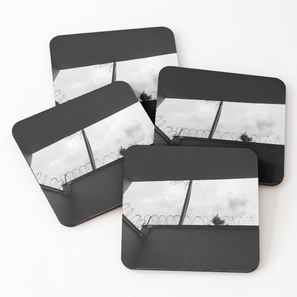 Item preview, Razor Wire Urban Architecture Black and White designed and sold by Ayiti-Mar.