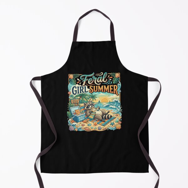 Item preview, Feral Summer Raccoon Beach Vacation Chillin designed and sold by snowry.