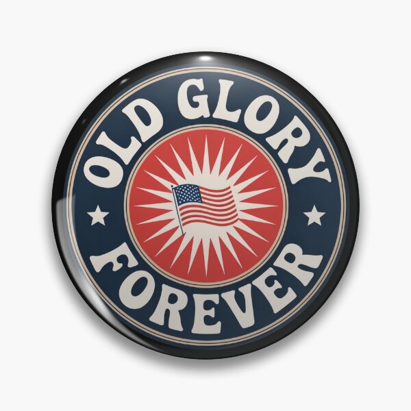 Item preview, Old Glory Forever Round Emblem Patriotic designed and sold by OldGloryForge.