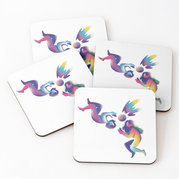 Item preview, Sky Women Dancers – Fantasy Celestial Illustration designed and sold by SunnyBunnyWorks.