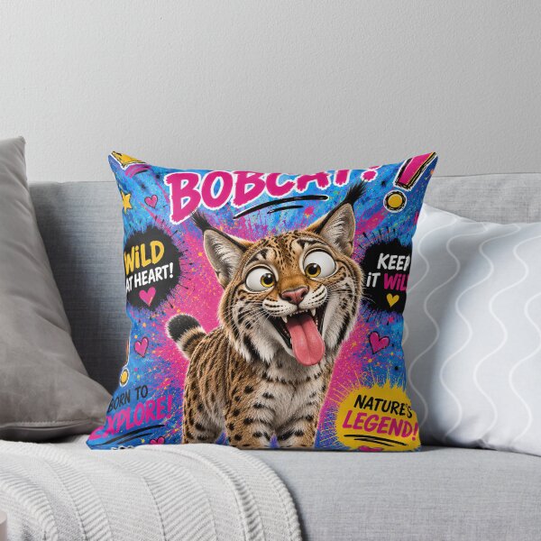 Item preview, Oh Bobcat Wild Pop Art designed and sold by Rohan132.