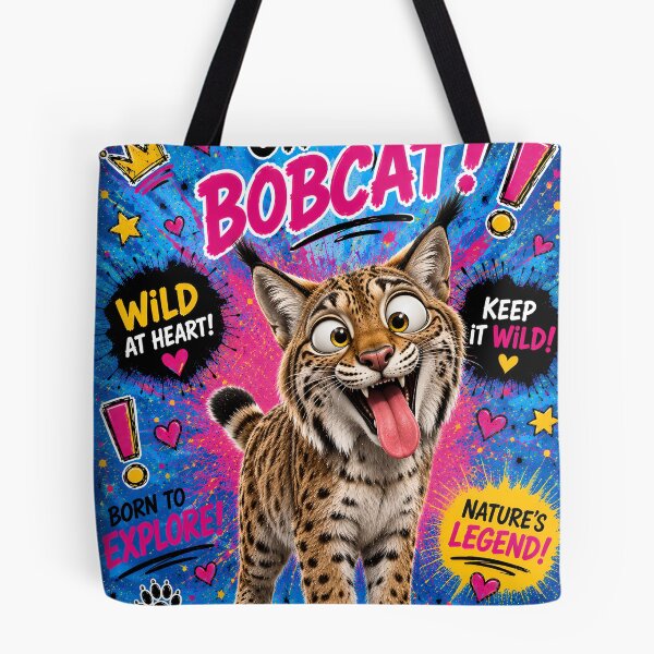 Item preview, Oh Bobcat Wild Pop Art designed and sold by Rohan132.
