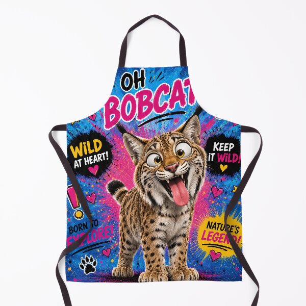 Item preview, Oh Bobcat Wild Pop Art designed and sold by Rohan132.