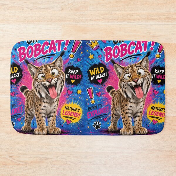 Item preview, Oh Bobcat Wild Pop Art designed and sold by Rohan132.