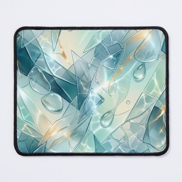 Item preview, Crystal Flow | Glass-Inspired Abstract Pattern designed and sold by MoonwoodStudio.