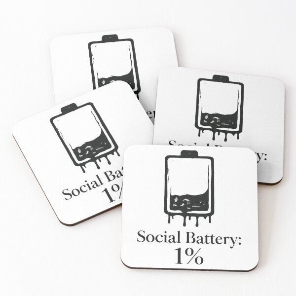 Item preview, Social Battery One Percent designed and sold by tmoca.
