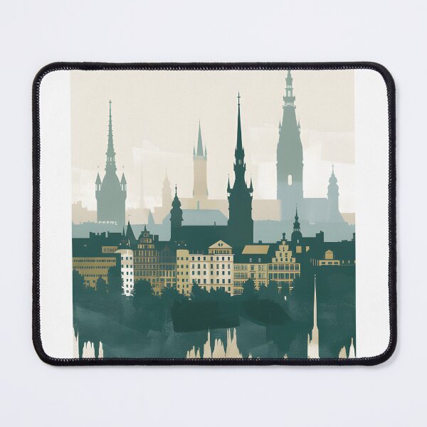 Item preview, Hamburg Minimalist Poster | Hamburg Skyline Wall Poster | Living Room Wall Decor | Hamburg Gift | City Poster of the Hanseatic City designed and sold by NullLinie28.