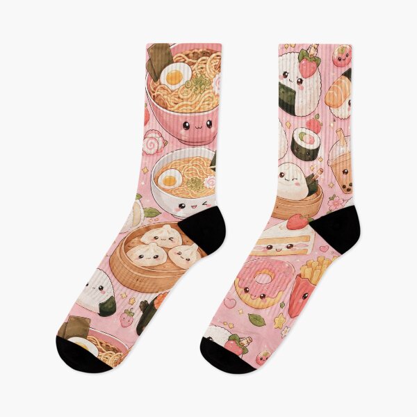 Item preview, Kawaii Food Throw Blanket – Cute Anime Dumpling & Ramen Aesthetic Plush Blanket designed and sold by Aramdesing.