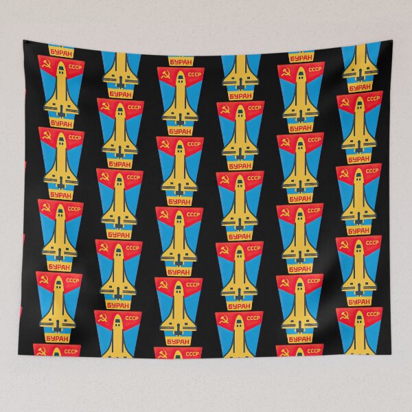 Item preview, CCCP Cosmonaut Retro Space Mission Badge designed and sold by Retr0Tshirts.