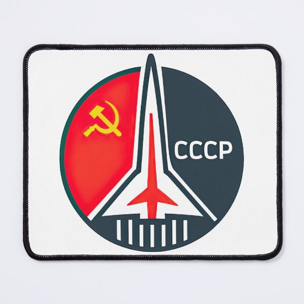 Item preview, Soviet Cosmonaut CCCP Retro Space Badge designed and sold by Retr0Tshirts.