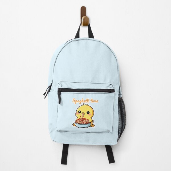 Item preview, Cute Kawaii Chick Eating Spaghetti - "Spaghetti Time! designed and sold by jo-e-basta.