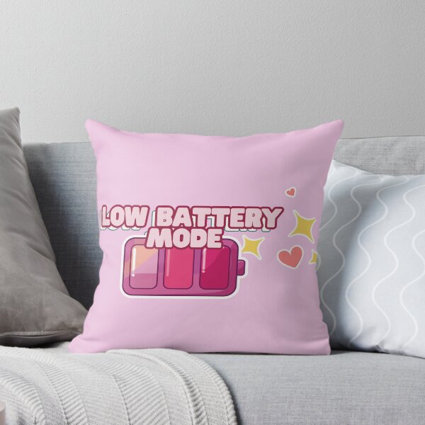 Item preview, Low Battery Mode Sticker | Cozy Burnout Aesthetic | Introvert Energy designed and sold by SwampKittyCo.