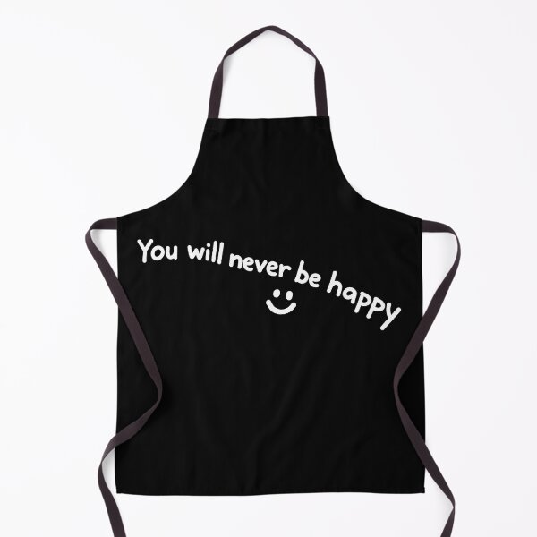 Item preview, You Will Never Be Happy - White Ink - The Nice Guys designed and sold by hesjustken.