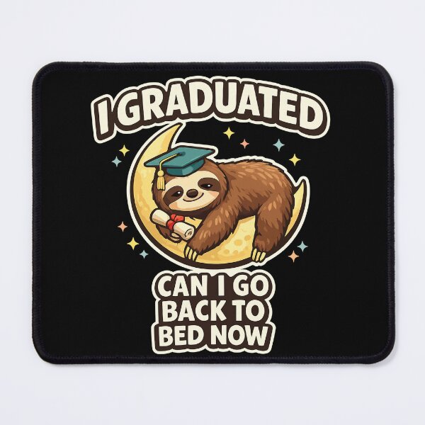 Item preview, Sleepy Sloth Graduation Shirt – I Graduated Can I Go Back To Bed Now Cute Senior Gift  designed and sold by LifeIsTooShirt.